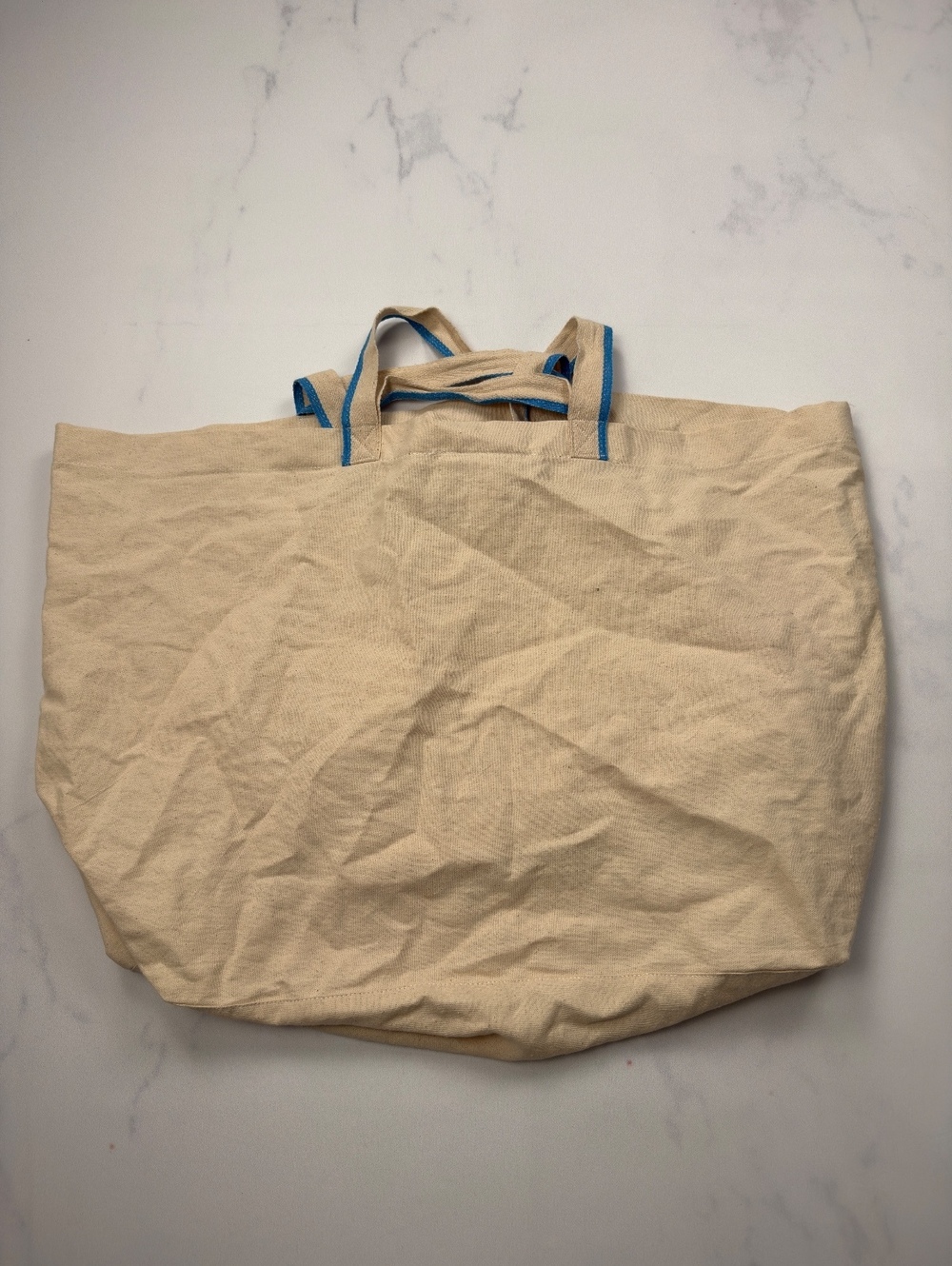 IKEA SPIKRAK Canvas Tote Bag Beige Casual Utility